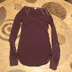 Free People Waffle Long Sleeve